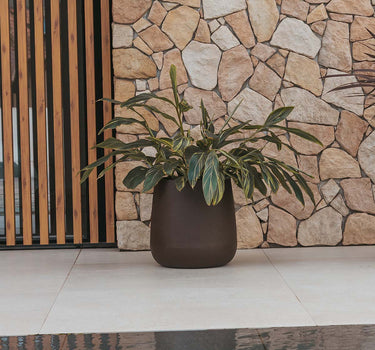 CAMELIA 40 solid color round flowerpot