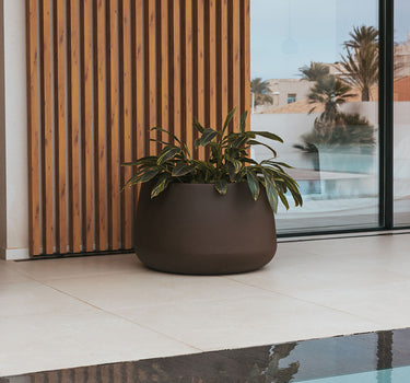 CAMELIA 80 solid color round flowerpot 