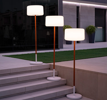 CHLOE PLANT ADJUSTABLE SOLAR FLOOR LAMP