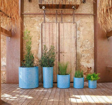 CIRCOOLAR Round Hortensia Plant Pot, Made from Recycled Materials