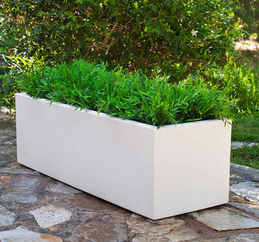 JARA 100 x 35 solid color rectangular flowerpot