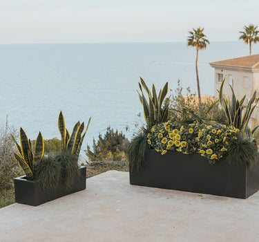 Jara rectangular plant pot