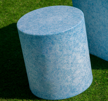 CIRCOOLAR Round Tafy Stool Recycled Material