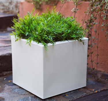 NARCISO 40 solid color square flowerpot 