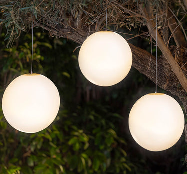 PIANETA SPHERICAL PENDANT LAMP WITH RECHARGEABLE BATTERY