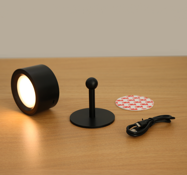 ROLL wireless round wall light for indoor use