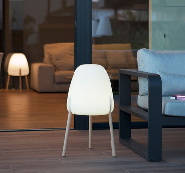 ROCKET 70 DESIGNER FLOOR LAMP WITH WOODEN LEGS