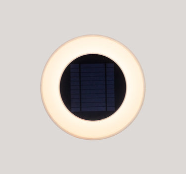 WALLY DISK Round Solar Powered Wall Light