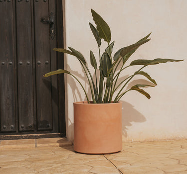 HORTENSIA 40 solid color round flowerpot 